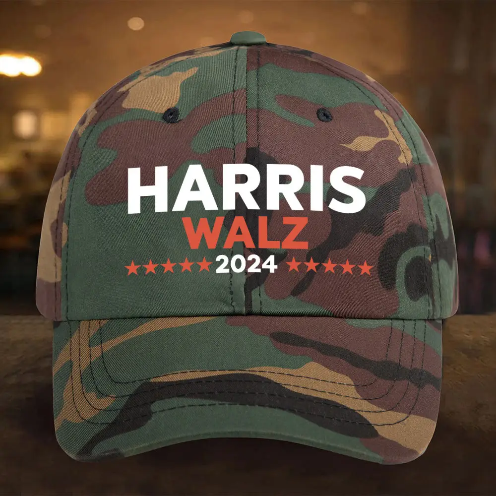 Harris Walz Camo Hat Supporters of Harris Walz 2024 Cap Democrat Hat Gifts Harris Walz Camo Hat Supporters of Harris Walz 2024 Cap Democrat Hat Gifts - Image 1