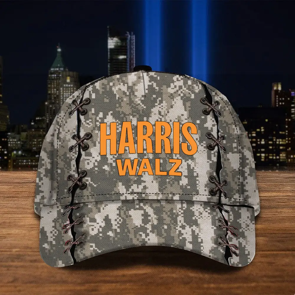 Harris-Walz Camo Hat Vote For Harris Walz 2024 Hat Gifts For Supporters Harris-Walz Camo Hat Vote For Harris Walz 2024 Hat Gifts For Supporters - Image 1