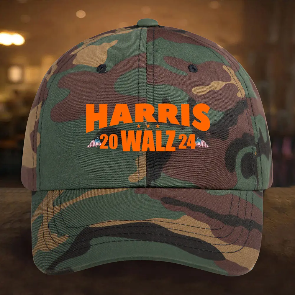 Harris Walz Hat Kamala For President 2024 Camo Cap Harris Walz Store