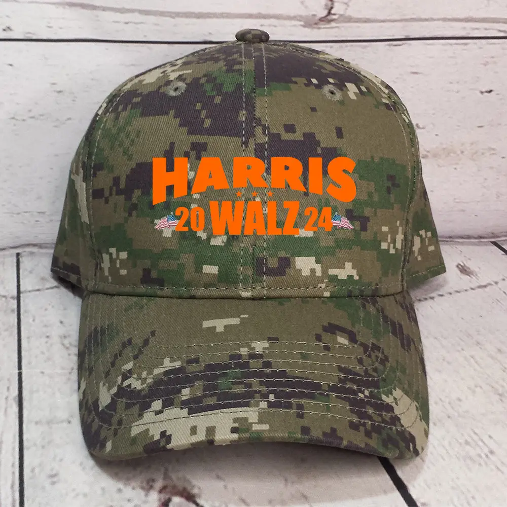 Harris Walz Hat Kamala For President 2024 Camouflage Hat Harris Walz Store