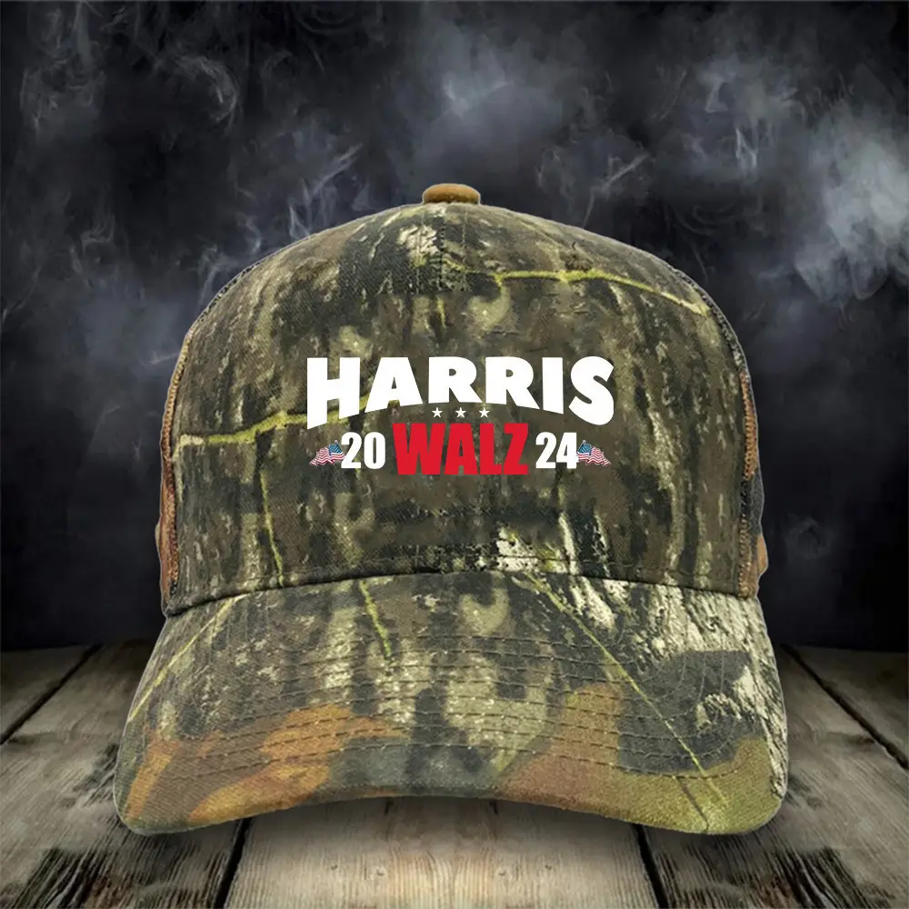 Harris Walz Hat Kamala Harris Campaign Camouflage Hat 2024 President Merchandise