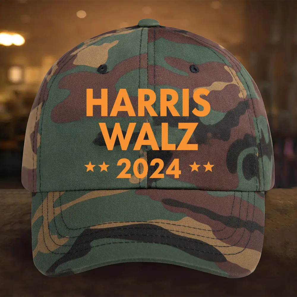 Harris Walz Hat President Harris Walz 2024 Camo Hat Democrat Gifts