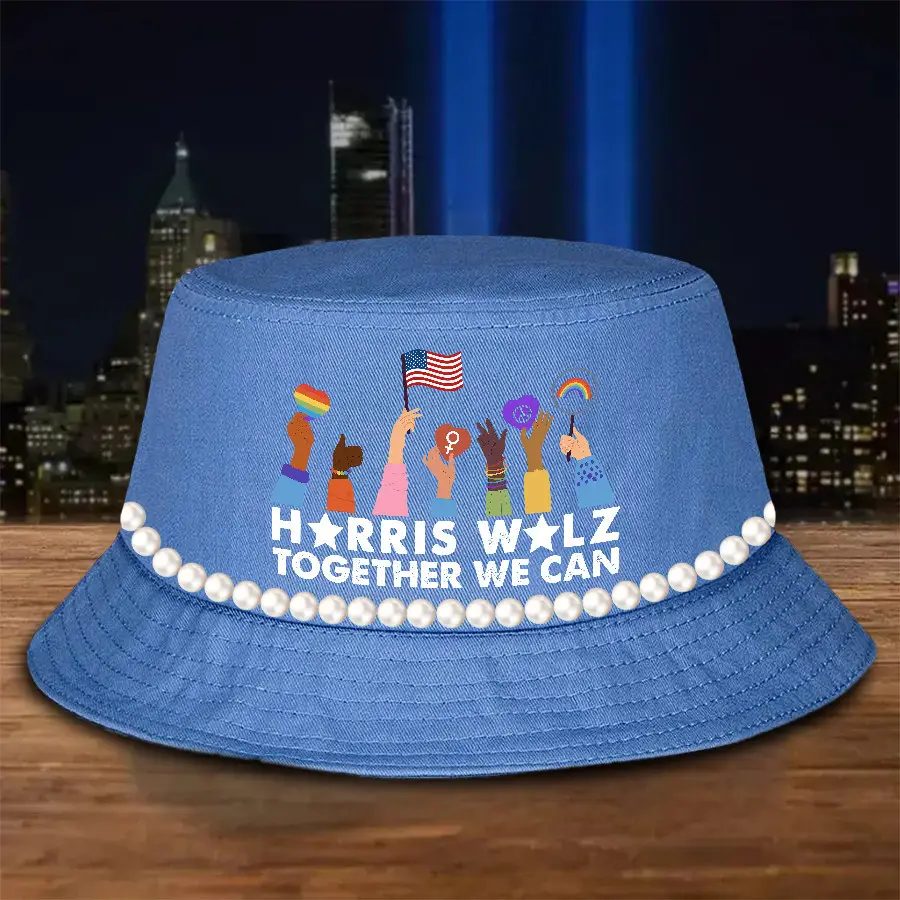 Harris Walz Together We Can Bucket Hat Harris Walz Campaign President Election Hat