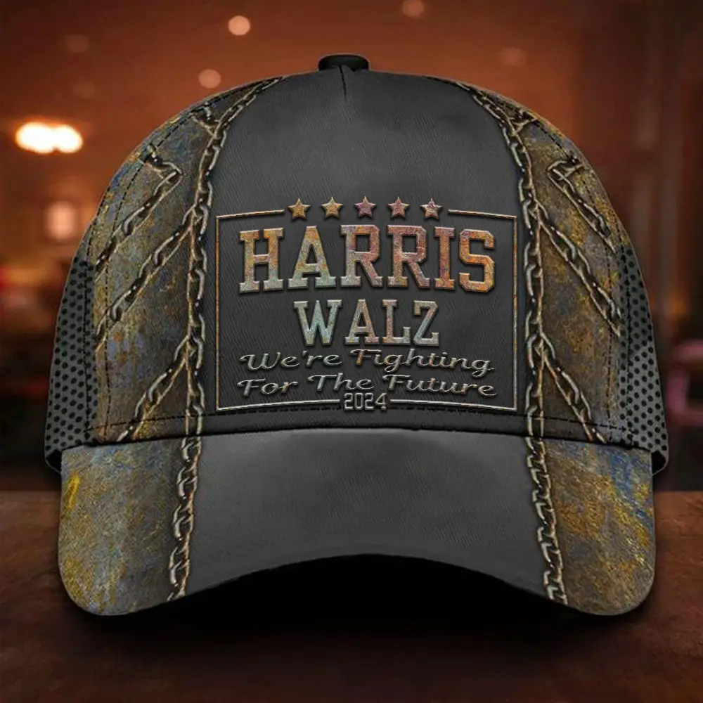 Harris Walz We're Fighting For The Future 2024 Hat Harris Walz Hat For Supporters
