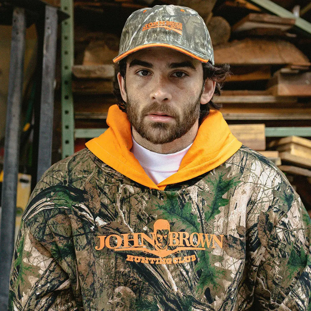 Hasan Piker Merch John Brown Hunting Club Embroidered Camo Hat Hasanabi Merch Father's Day Gift -WearandDecor