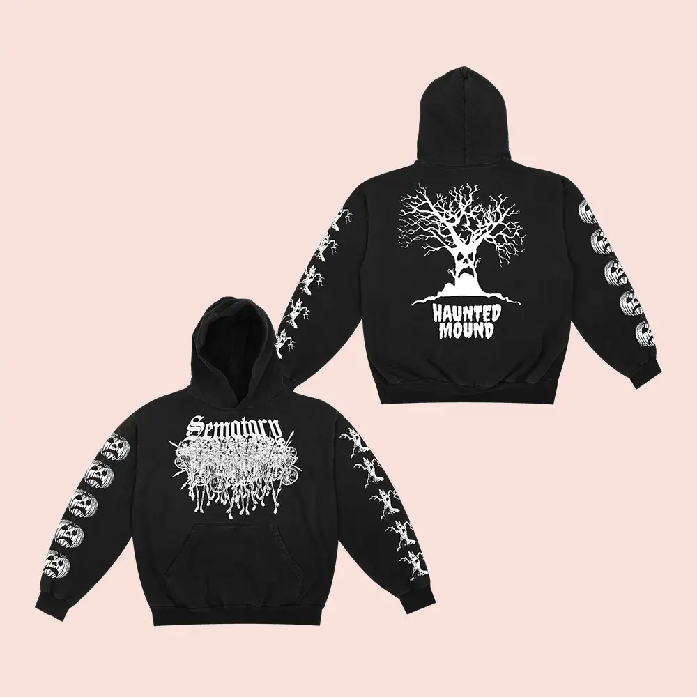 Haunted Mound Merch Sematary Logo Hoodie Presents For Hip Hop Lovers