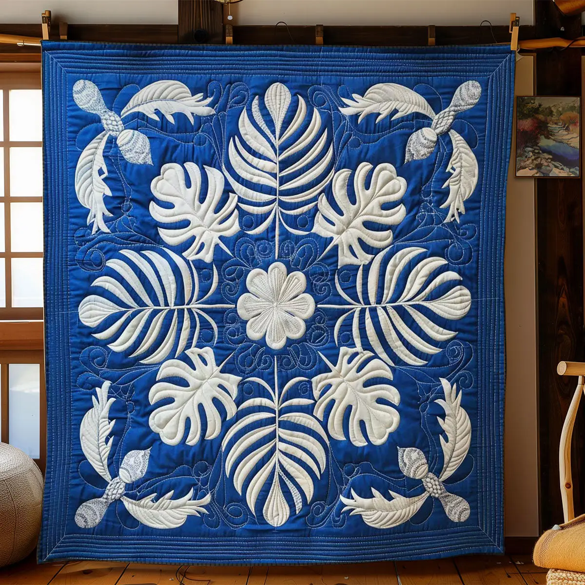 Hawaiian Paradise Quilt Home Essential Gift Cozy Quilt Blanket