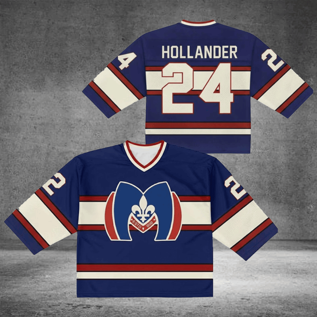 Heated Rivalry Croptop Jersey Hollander 24 Jersey Hockey Romance Fan Gifts