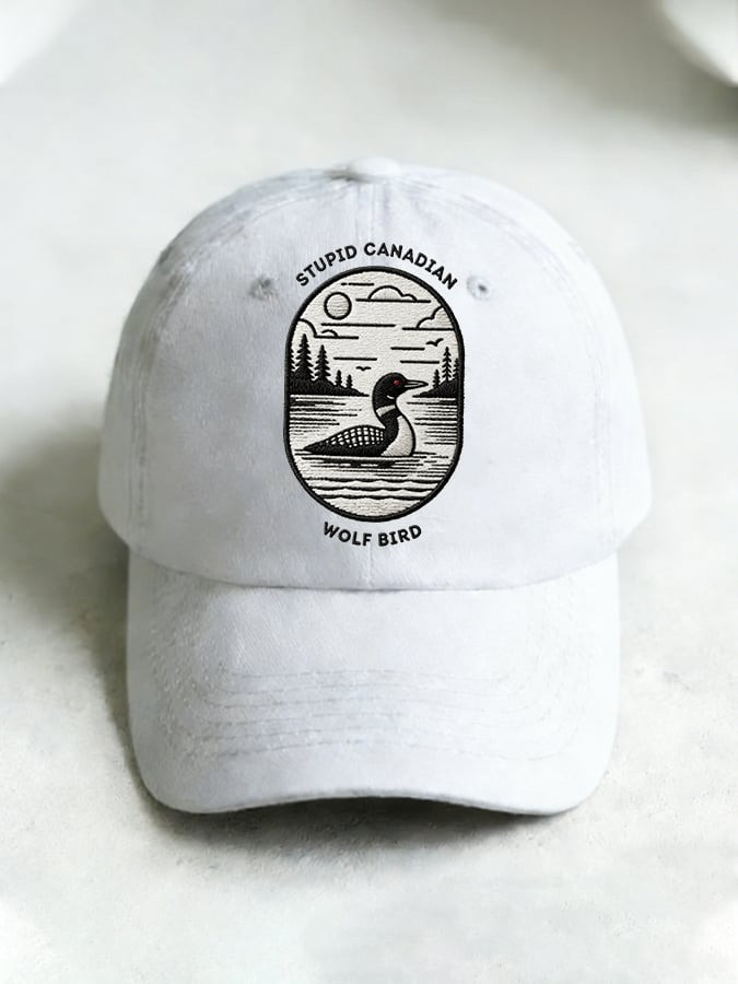 Heated Rivalry Hat Stupid Canadian Wolf Bird Baseball Cap Heated Rivalry Merchandise Gifts Heated Rivalry Hat Stupid Canadian Wolf Bird Baseball Cap Heated Rivalry Merchandise Gifts - Image 1