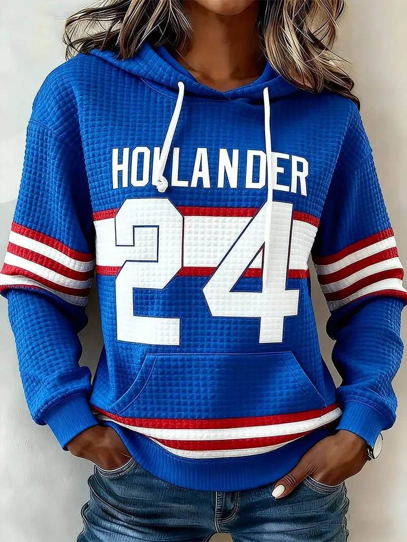 Heated Rivalry Hollander 24 Hoodie Women's Romance Ice Hockey Fan Merch Gifts Ideas