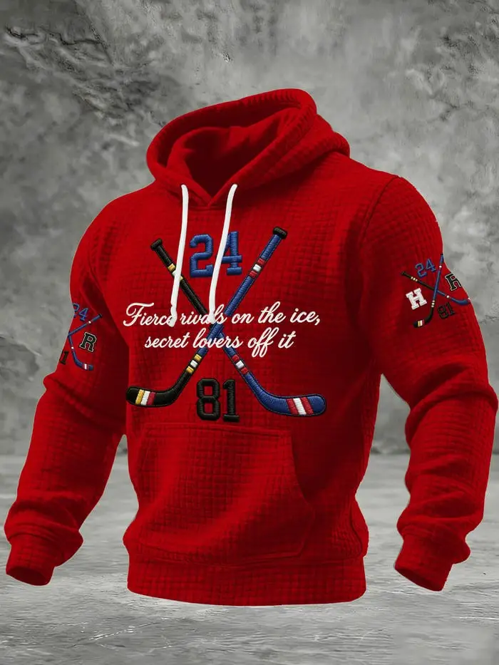 Heated Rivalry Hoodie Fierce Rivals On The Ice Secret Lovers Off It Hooded Sweatshirt Fan Merch