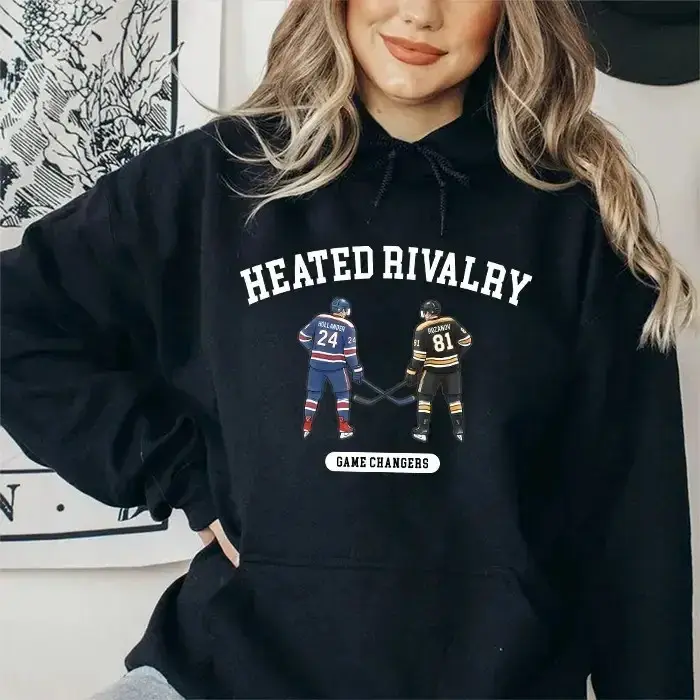 Heated Rivalry Hoodie Game Changers Gay Romance Ice Hockey Heated Rivalry Merch Apparel