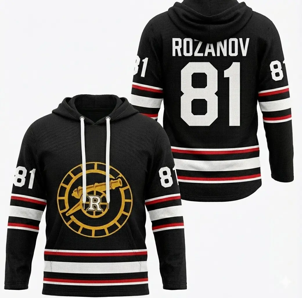 Heated Rivalry Merch Boston Raiders Hockey Hoodie Ilya Rozanov 81 Merch Present Ideas For Boyfriends