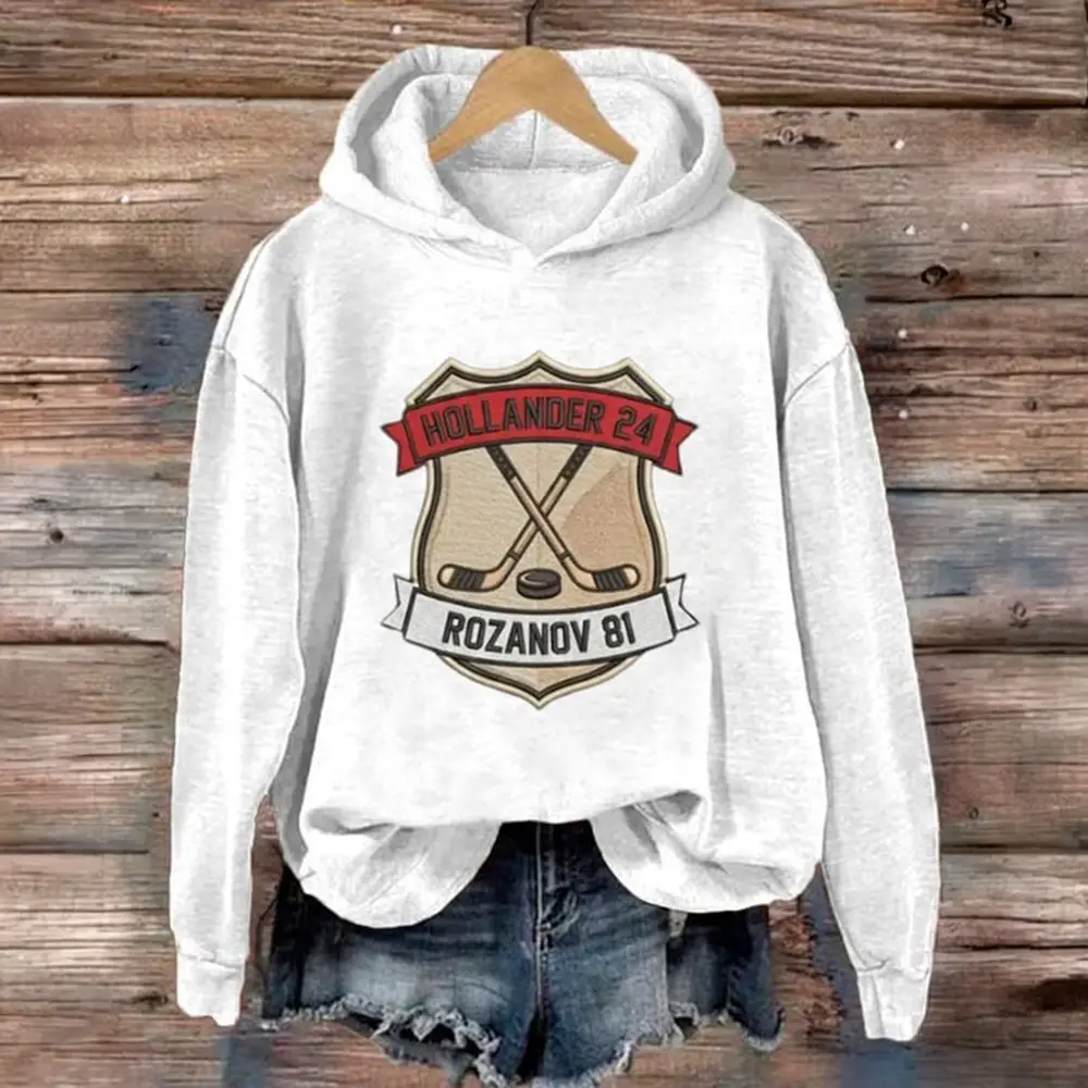 Heated Rivalry Merch Hollander 24 Rozanov 81 Hoodie Game Day Hooded Sweatshirt