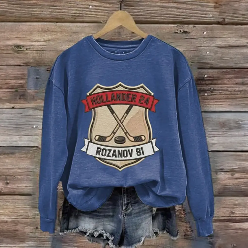 Heated Rivalry Merch Hollander 24 Rozanov 81 Sweatshirt Heated Rivalry Apparel Presents For Her Heated Rivalry Merch Hollander 24 Rozanov 81 Sweatshirt Heated Rivalry Apparel Presents For Her - Image 1