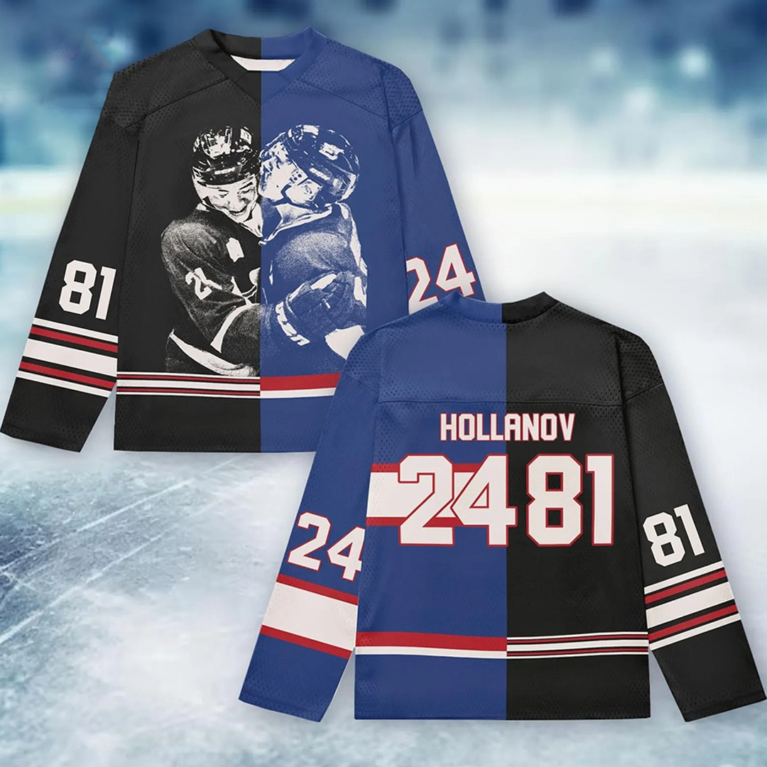Heated Rivalry Merch Ilya Rozanov Shane Hollander Hollanov Hockey Jersey Hockey Fans Gift