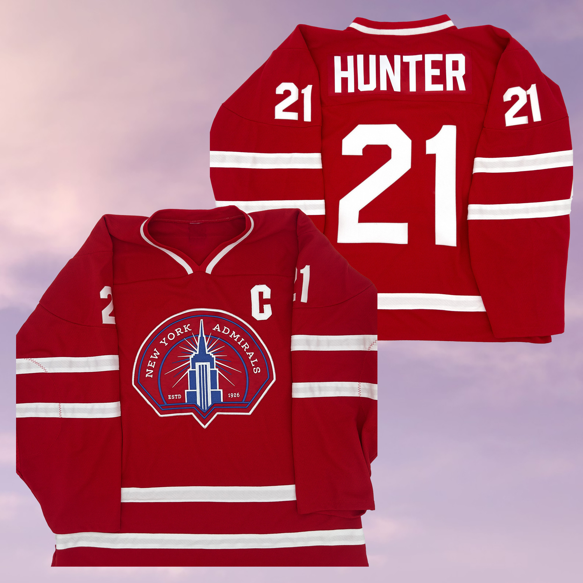 Heated Rivalry Merch New York Admirals Hockey Jersey No.21 Hunter Gift For Hockey Fans