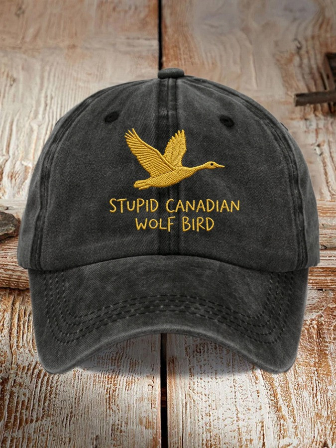 Heated Rivalry Merch Stupid Canadian Wolf Bird Hat Romance Hockey Heated Rivalry Merch Shop