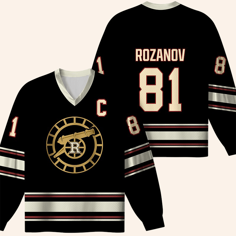 Heated Rivalry Rozanov 81 Jersey Hockey Romance Heated Rivalry Merch Fan Gifts