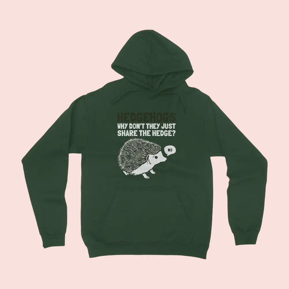 Hedgehogs Why Don't They Just Share The Hedge Hoodie Gil Marry Me Merch Fan Apparel Hedgehogs Why Don't They Just Share The Hedge Hoodie Gil Marry Me Merch Fan Apparel - Image 1
