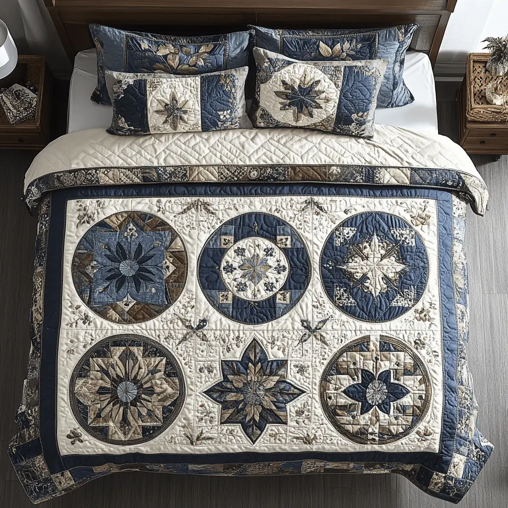 Heirloom Thread Quilted Bedding Set Trendy Bedding Merch for Modern Homes