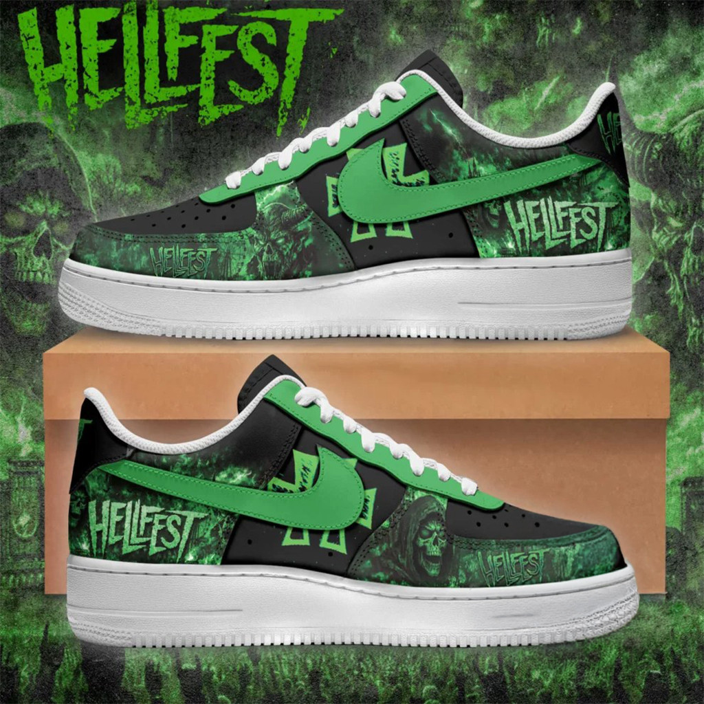 Hellfest Tour 2026 AF1 Shoes Sneakers Hellfest Music Festival Merch Gifts For Fans