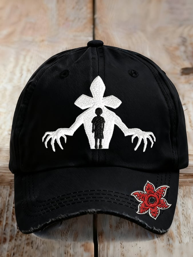 Hellfire Club Stranger Things Merch Hat Demogorgon Pattern Baseball Cap Stranger Things Gifts Hellfire Club Stranger Things Merch Hat Demogorgon Pattern Baseball Cap Stranger Things Gifts - Image 1