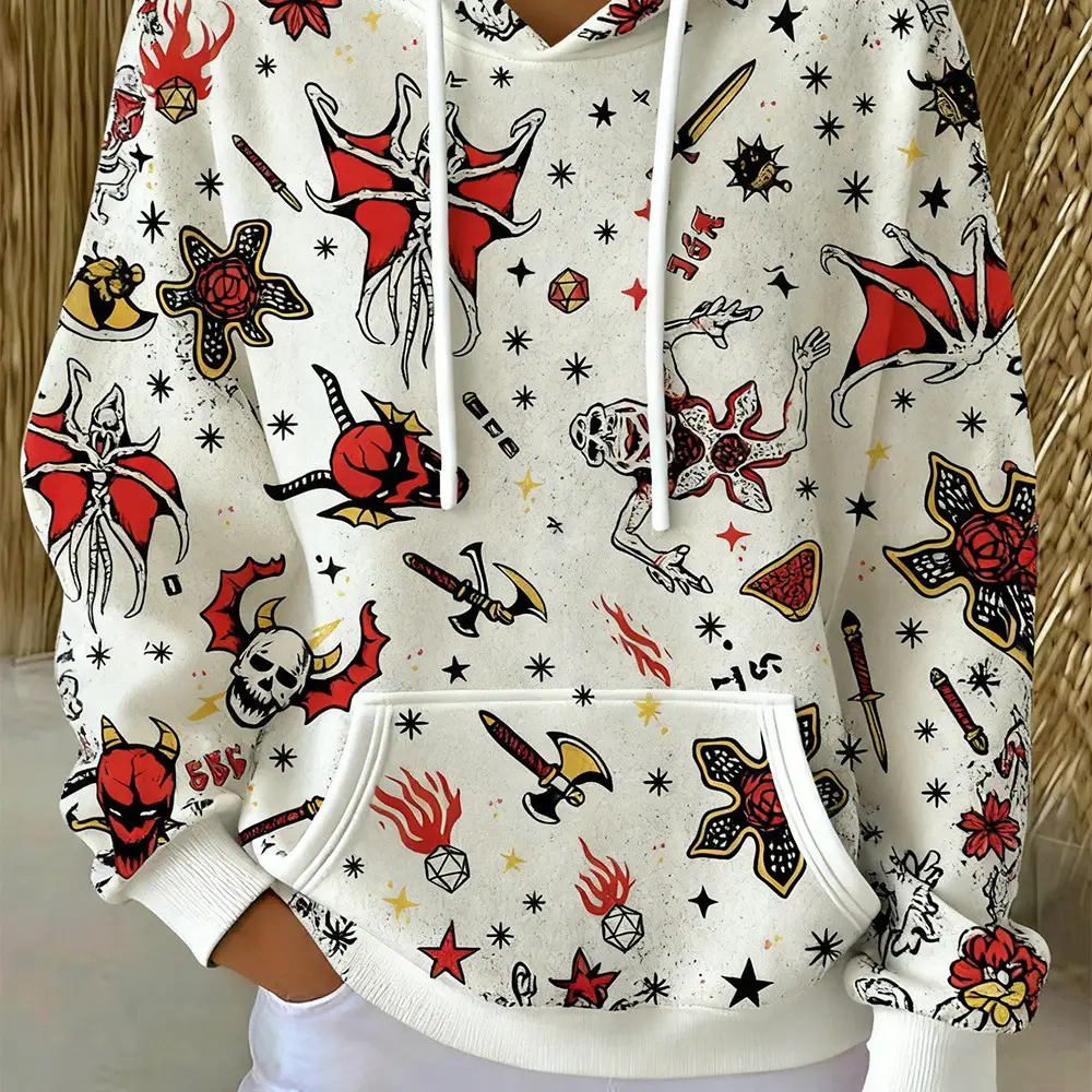 Hellfire Club Stranger Things Merch Hoodie Stranger Things Clothing Great Gift Ideas