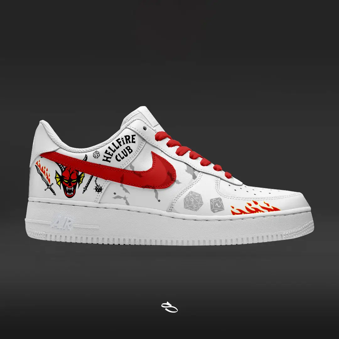 Hellfire Club V.2 - Stranger Things Air Force 1