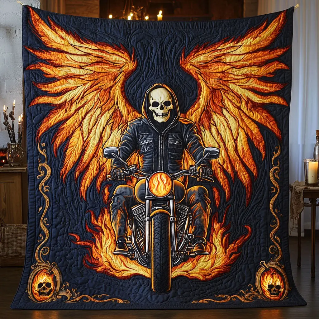 Hellwing Rider Quilt Trendy Quilt Blanket Gift for Modern Home