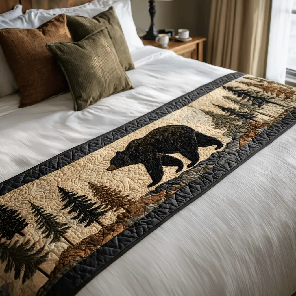 Heritage Trail Quilted Bed Runner Heritage Trail Wildlife Home Gift