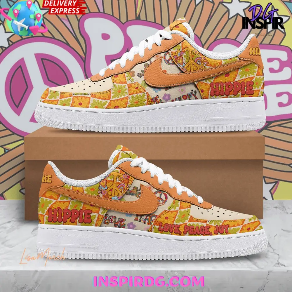 Hippie Love Peace Joy Limited Edition Air Force 1