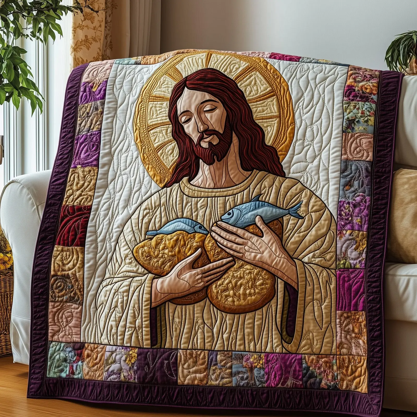His Blessings Quilted Blanket Holiday Bedroom Decoration Unique Gifts Ideas For Sister