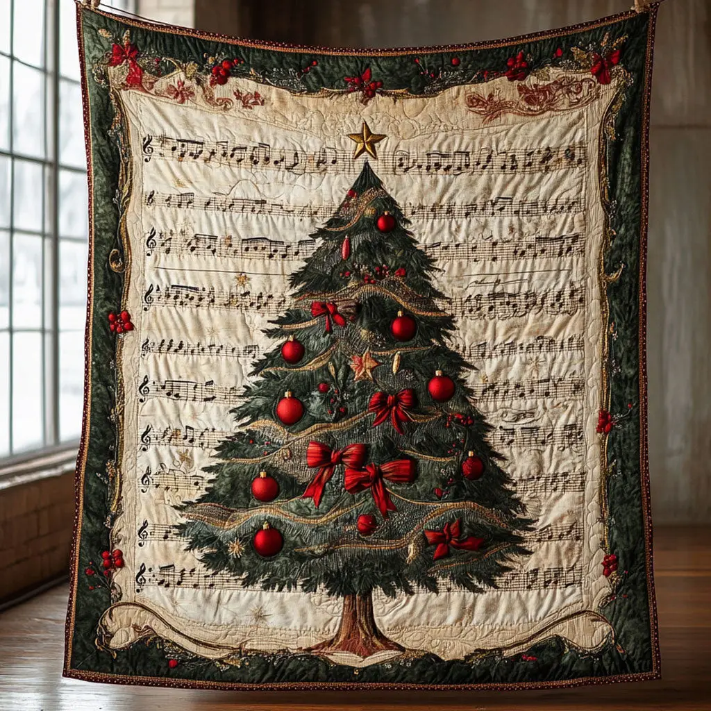 Holiday Wonder Quilt Perfect Housewarming Gift with Quilt Blanket