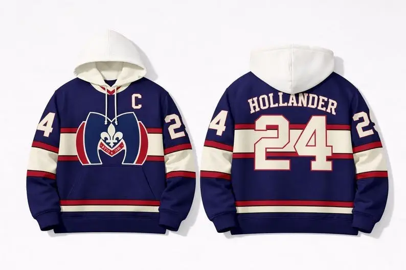 Hollanov Hockey Hoodie Heated Rivalry Inspired Hoodie Shane Hollander Fan Gift