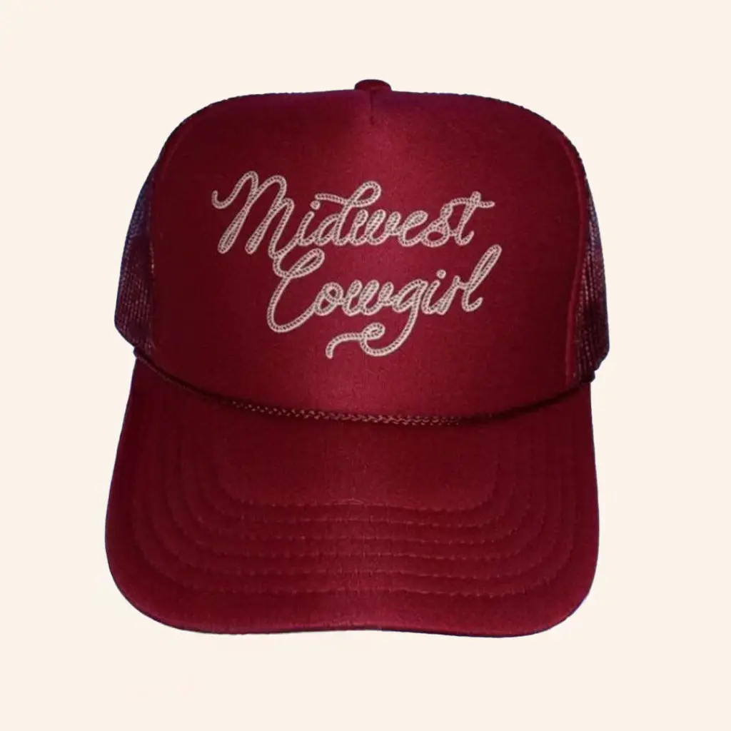 Homewurk Merch Midwest Cowgirl Trucker Hat Christmas Gifts For Husband - Wear&Decor