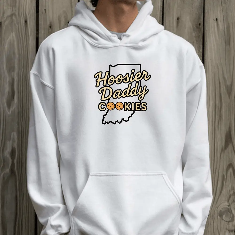Hoosier Daddy Cookies Hoodie Basketball Apparel Gift Ideas For Indiana Hoosier Fans