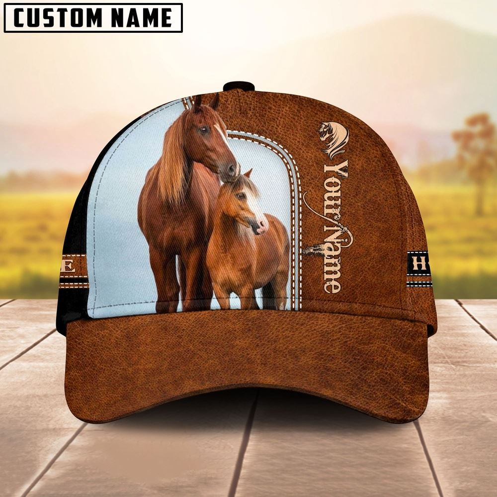 Horse Lovers Customized Name Cap Farm Cap Farmer Baseball Cap Gift For Farmer Horse Lovers Customized Name Cap Farm Cap Farmer Baseball Cap Gift For Farmer - Image 1
