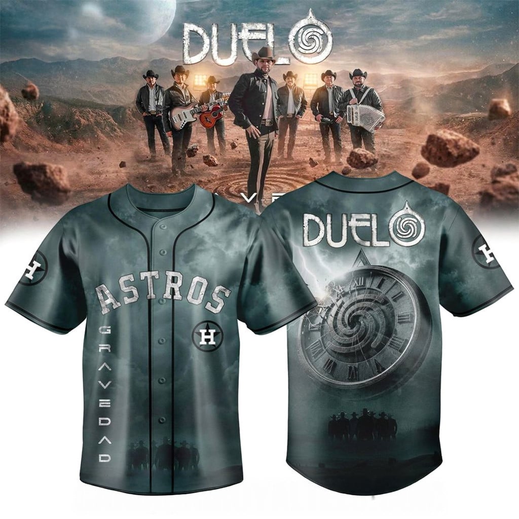 Houston Astros x Duel Gravedad Tour 2026 Jersey Houston Astros Merch Gifts For Baseball Fans