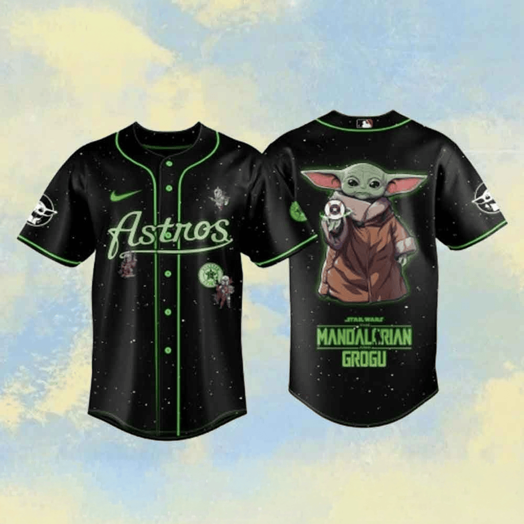 Houston Astros X Star Wars The Mandalorian And Grogu Baseball Jersey 2026 Fan Merch