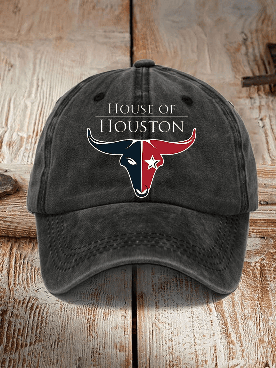 Houston Texans Cap Print Unisex American Football Cap Houston Rises Gift Houston Texans Cap Print Unisex American Football Cap Houston Rises Gift - Image 1