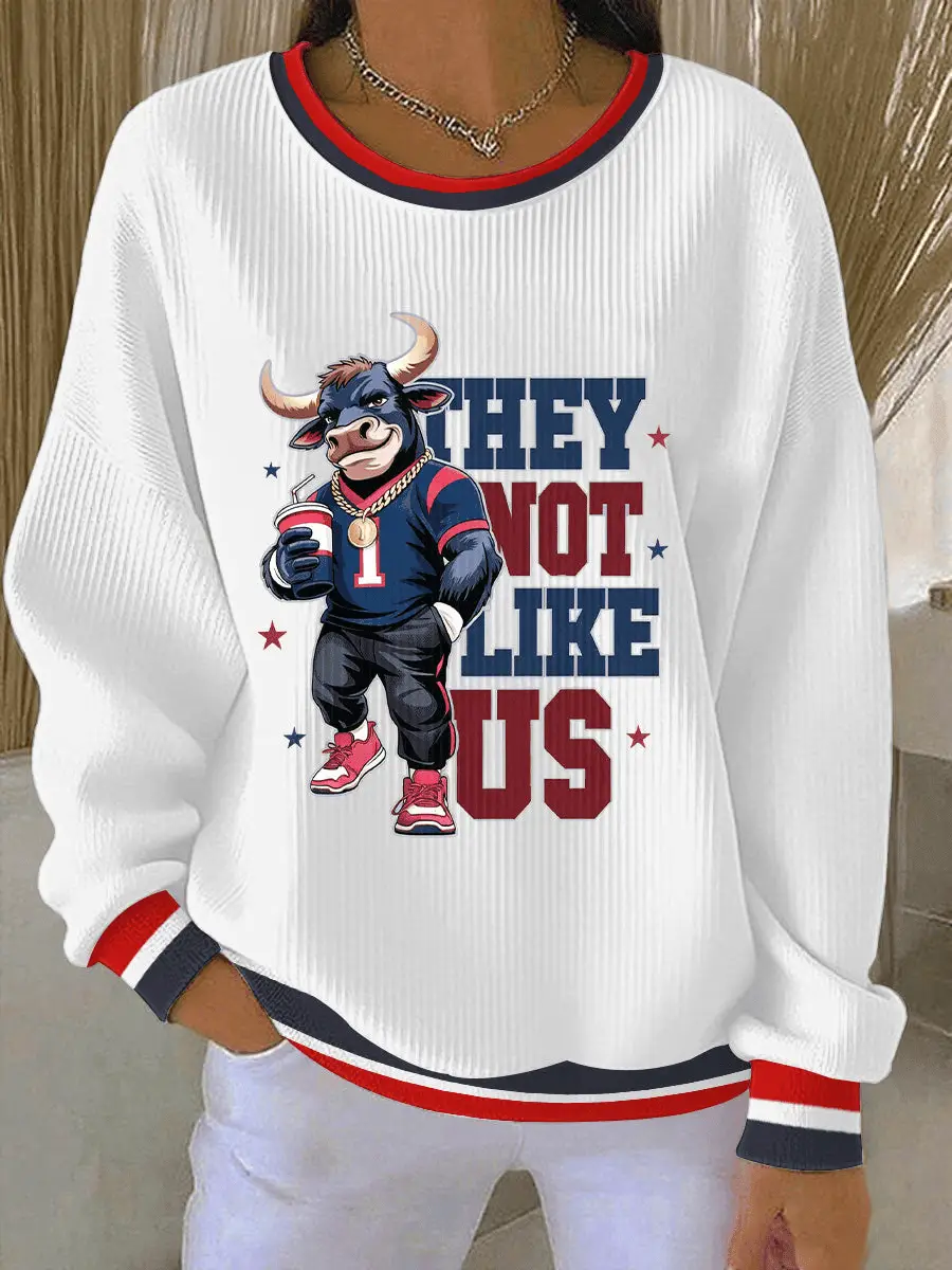 Houston Texans Merch They Not Like Us Sweatshirt Houston Football Apparel Gift Ideas Houston Texans Merch They Not Like Us Sweatshirt Houston Football Apparel Gift Ideas - Image 1