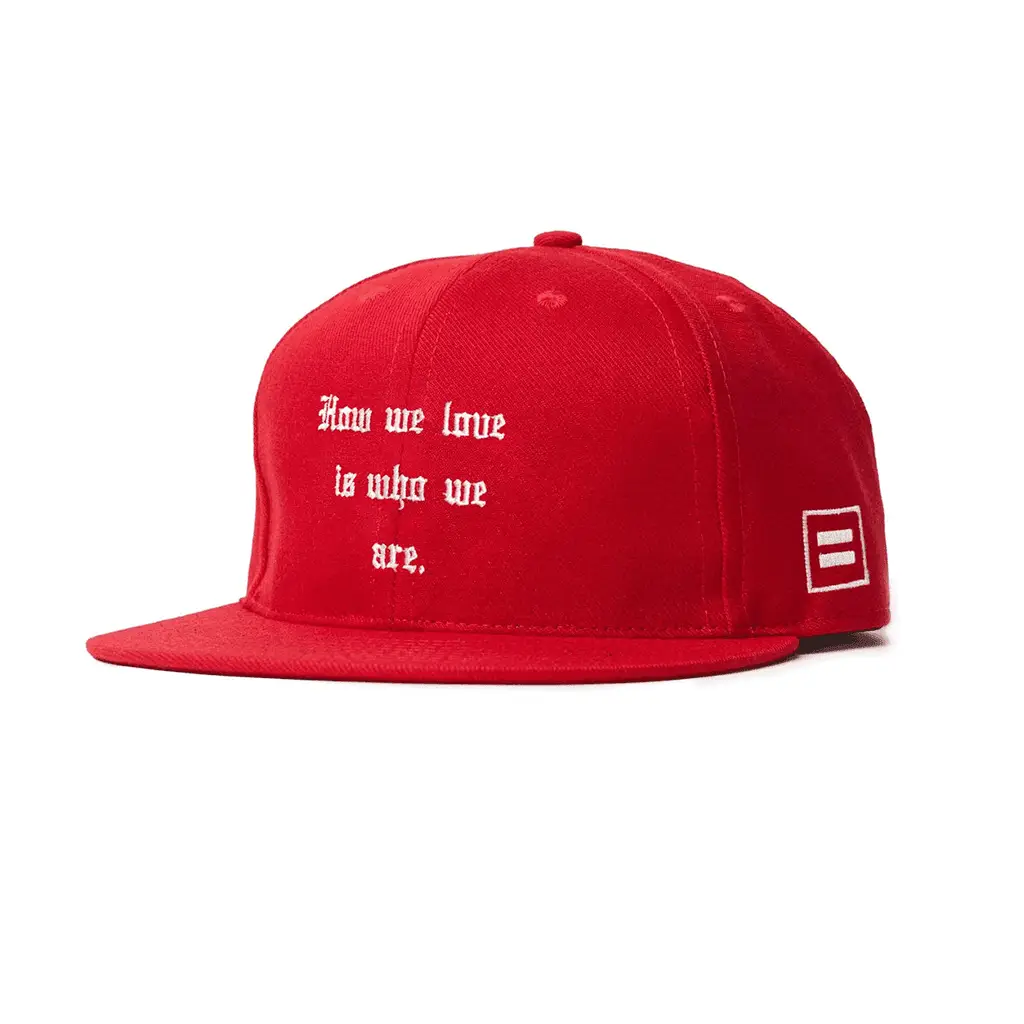 How We Love Is Who We Are Snapback Hat Tinder x Willy Chavarria Gift for Husband -WearandDecor