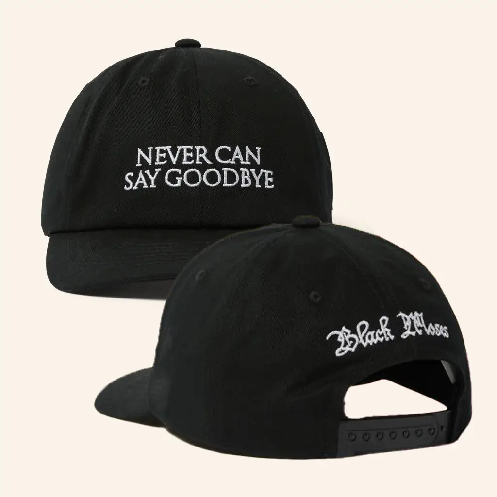 Huf Worldwide Merch Never Can Say Goodbye Embroidered Hat Birthday Gifts For Friends -WearandDecor