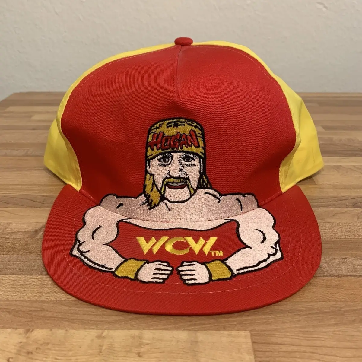 Hulk Hogan Hulkamania Hat Printed Hulk Hogan Merch Gifts For Husband Hulk Hogan Hulkamania Hat Printed Hulk Hogan Merch Gifts For Husband - Image 1