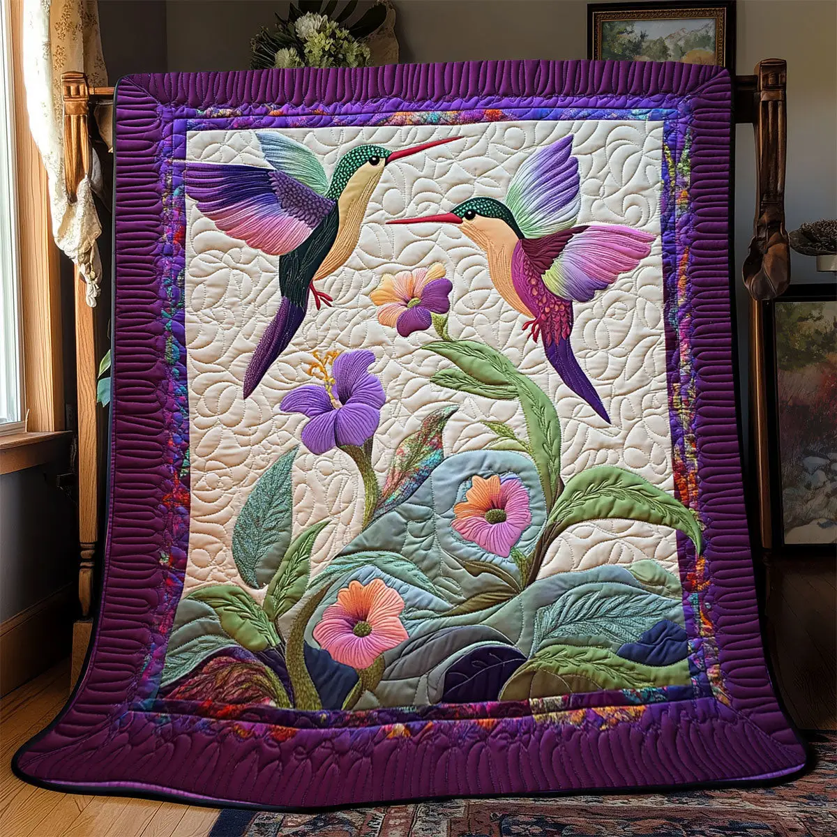 Hummingbird Quilt Blankets Best Mother's Day From For Husband