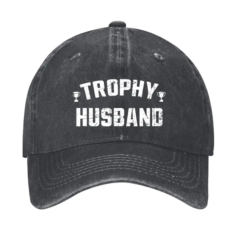 Husband Fun Trophy Cap Sarcastic T-Shirt for Men – Humorous Graphic Tee