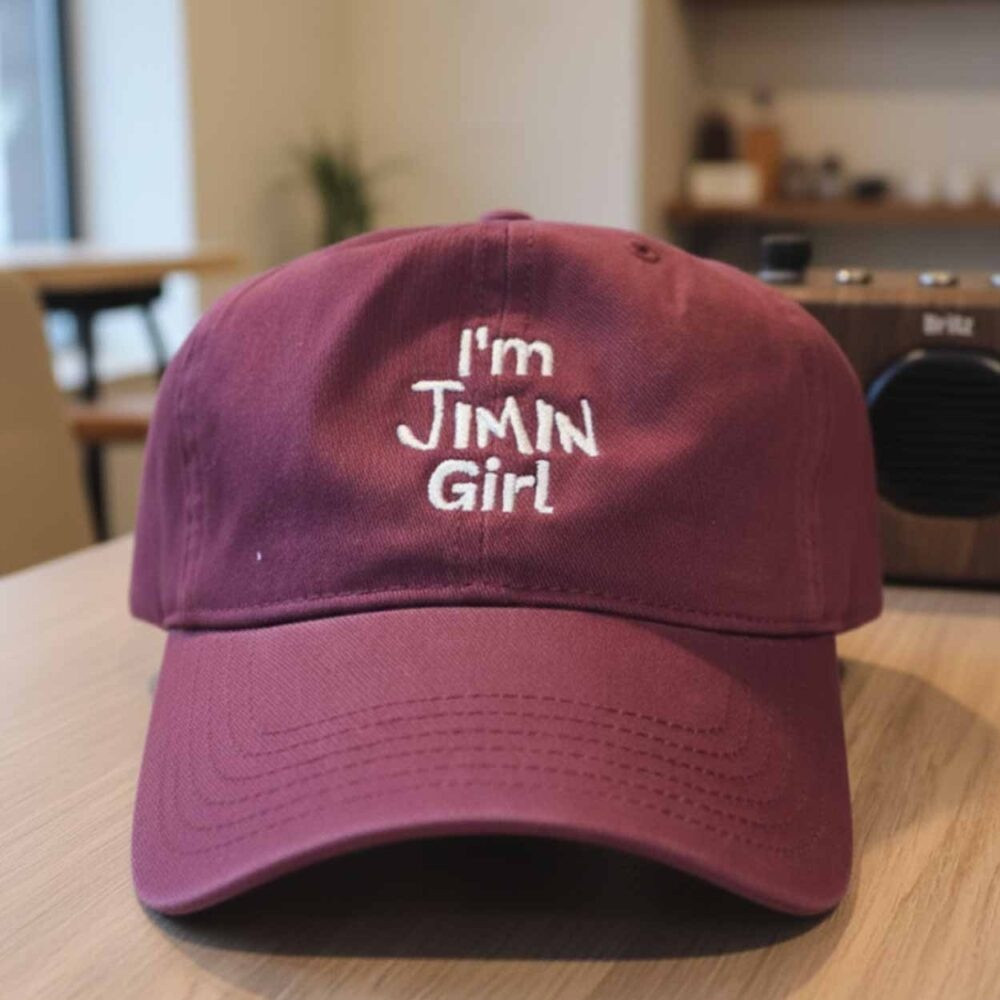 I’m Jimin Girl Hat BTS World Tour Arirang 2026 Merch Jimin Fan Baseball Cap KPop Merch