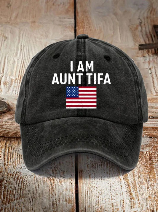 I Am Aunt Tifa Hat No Kings In America Merch Anti Fascism Merch Best Gifts For Supporter
