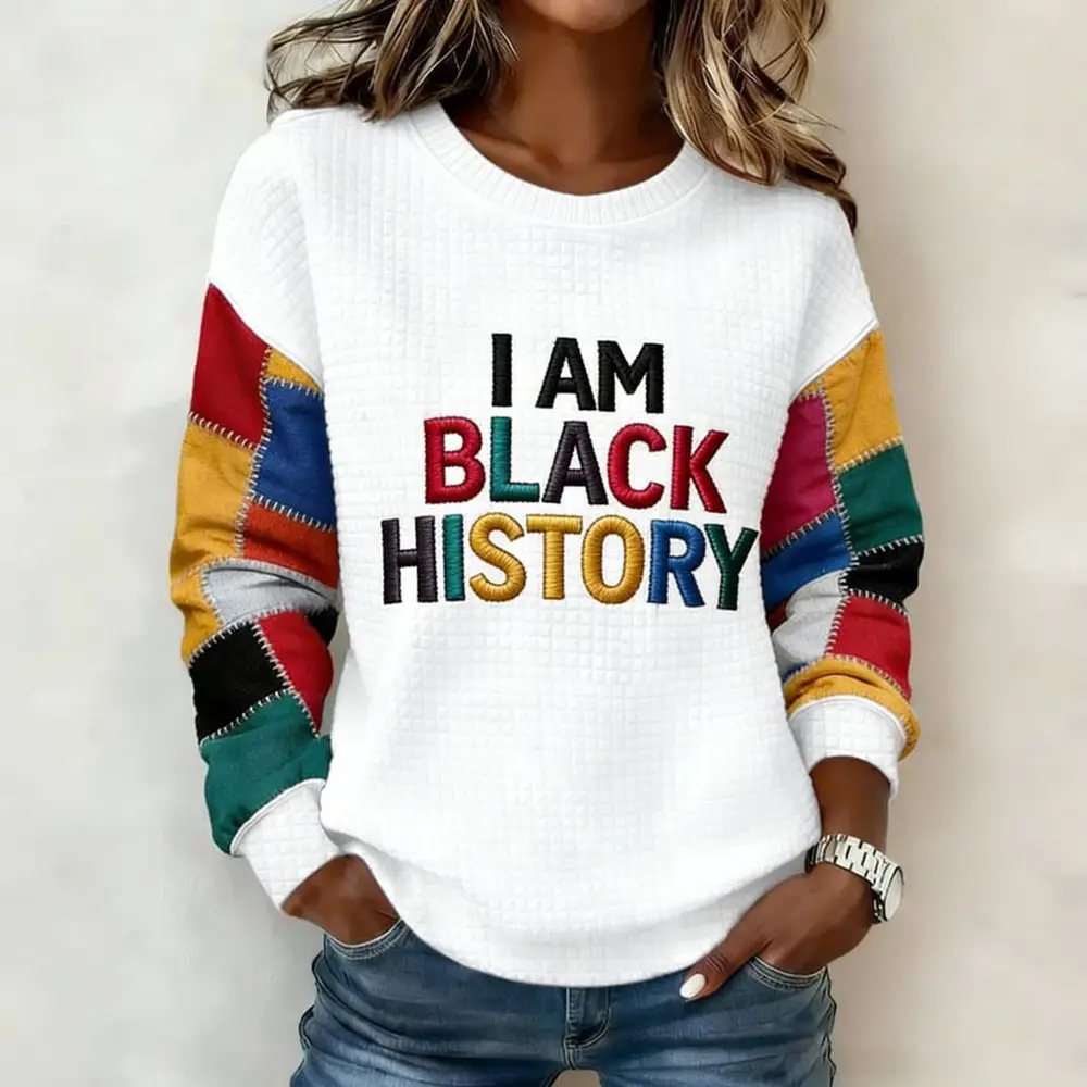 I Am Black History Sweatshirt Black History Month Apparel Gift For Patriots I Am Black History Sweatshirt Black History Month Apparel Gift For Patriots - Image 1